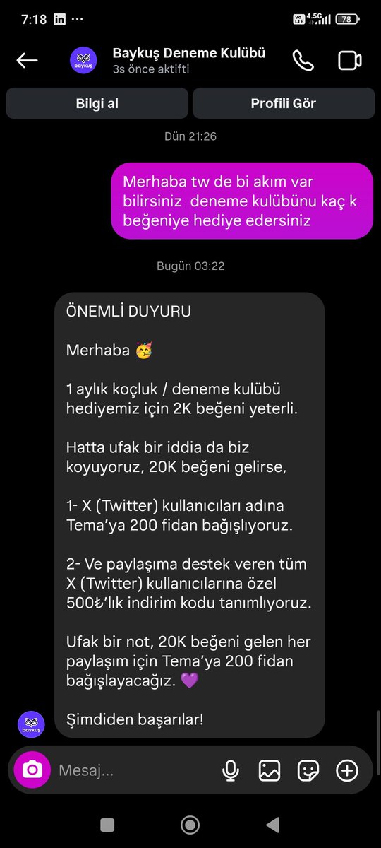 Arkadaşlar rica etsem beğenebilir misiniz