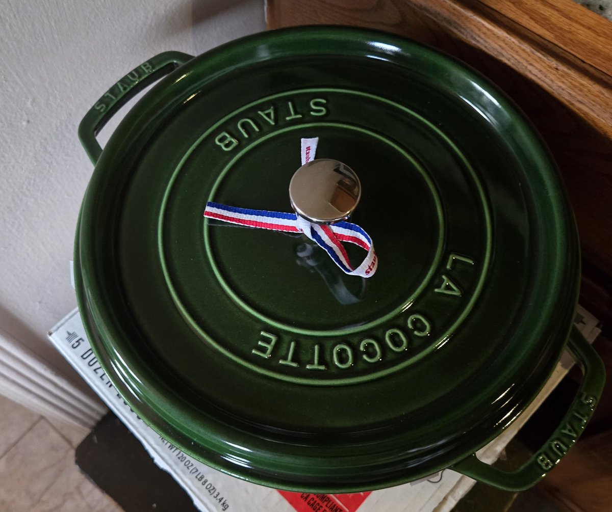 Got a staub dutch oven. Ready for soup season!