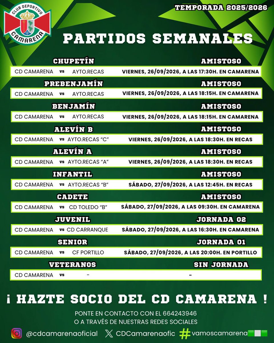 CDCamarenaofic's tweet photo. EMPEZAMOS? 
Todos con el Camarena. https://t.co/aDiSfUxjbD