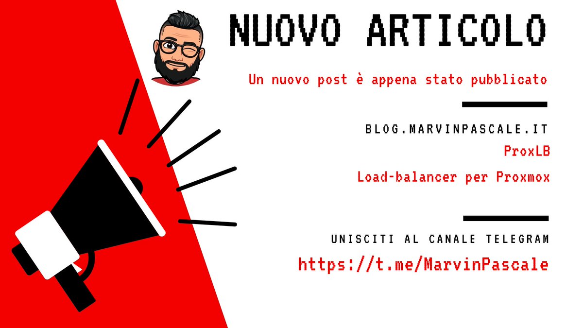 l_onnipotente's tweet image. ProxLB
Load-balancer per Proxmox
blog.marvinpascale.it/posts/2025/pro…
#opensource #linux #proxmox