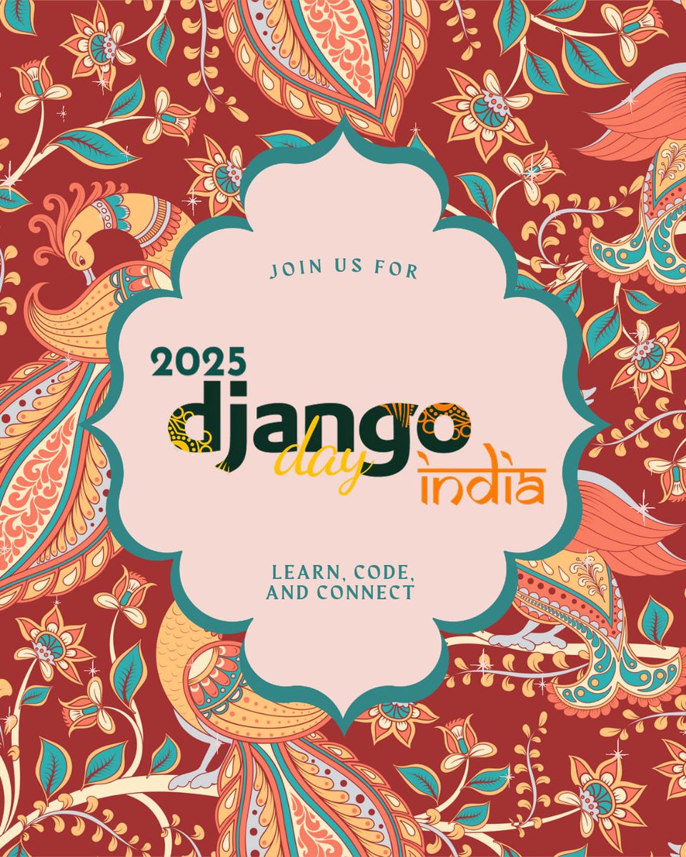 djangoindiaa's tweet photo. 🌟 Why attend #DjangoDayIndia 2025?
It’s more than an event — it’s where the community comes together to connect, collaborate & grow.
📌 Check out the key reasons to attend!
🔗 For more info, please visit - https://t.co/14KaBI3Bpj
#DjangoIndia #Djangoday2025 #LearnCodeConnect https://t.co/PYxLGOezbx