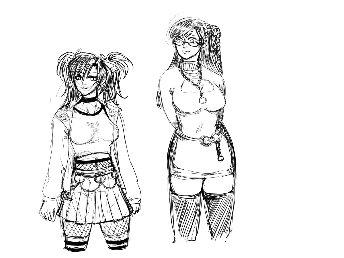 jackassdest's tweet photo. doodles for my homie @Ryu__Crimson these are Sorentha and Nico. 🐰🐈‍⬛ (LET'S GO LESBIANS 🏳️‍🌈)

#art #digitalart #arte #artedigital #Commission #ComisionesAbiertas #CommissionOpen #Comision #TheFarm #Sorentha #Nico https://t.co/9LGOtc2rTd