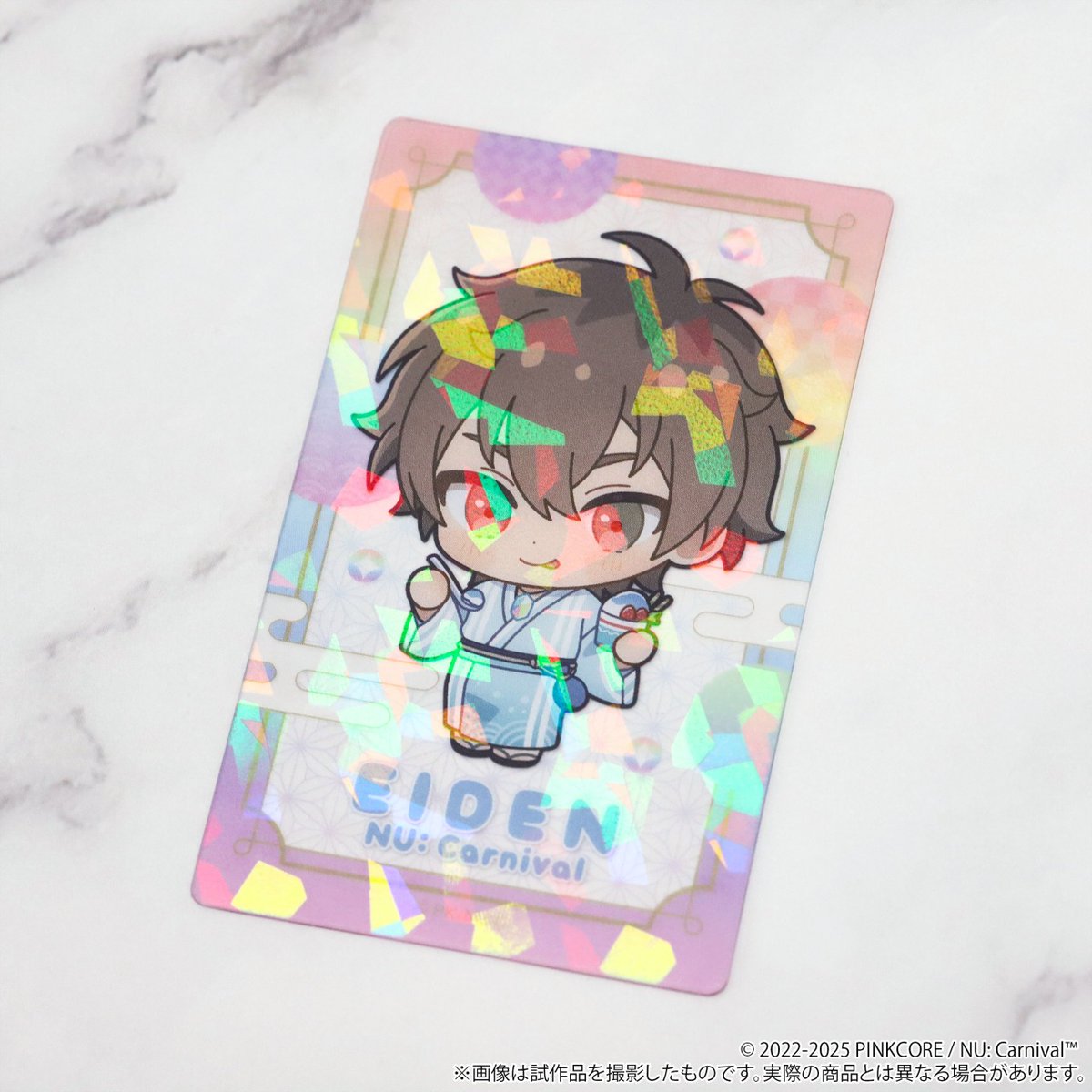 【NU:カーニバル】オリビン　缶バッジ　きらきらカード　アニメイト特典　B NU:カーニバル】オリビン 缶バッジ きらきらカード アニメイト