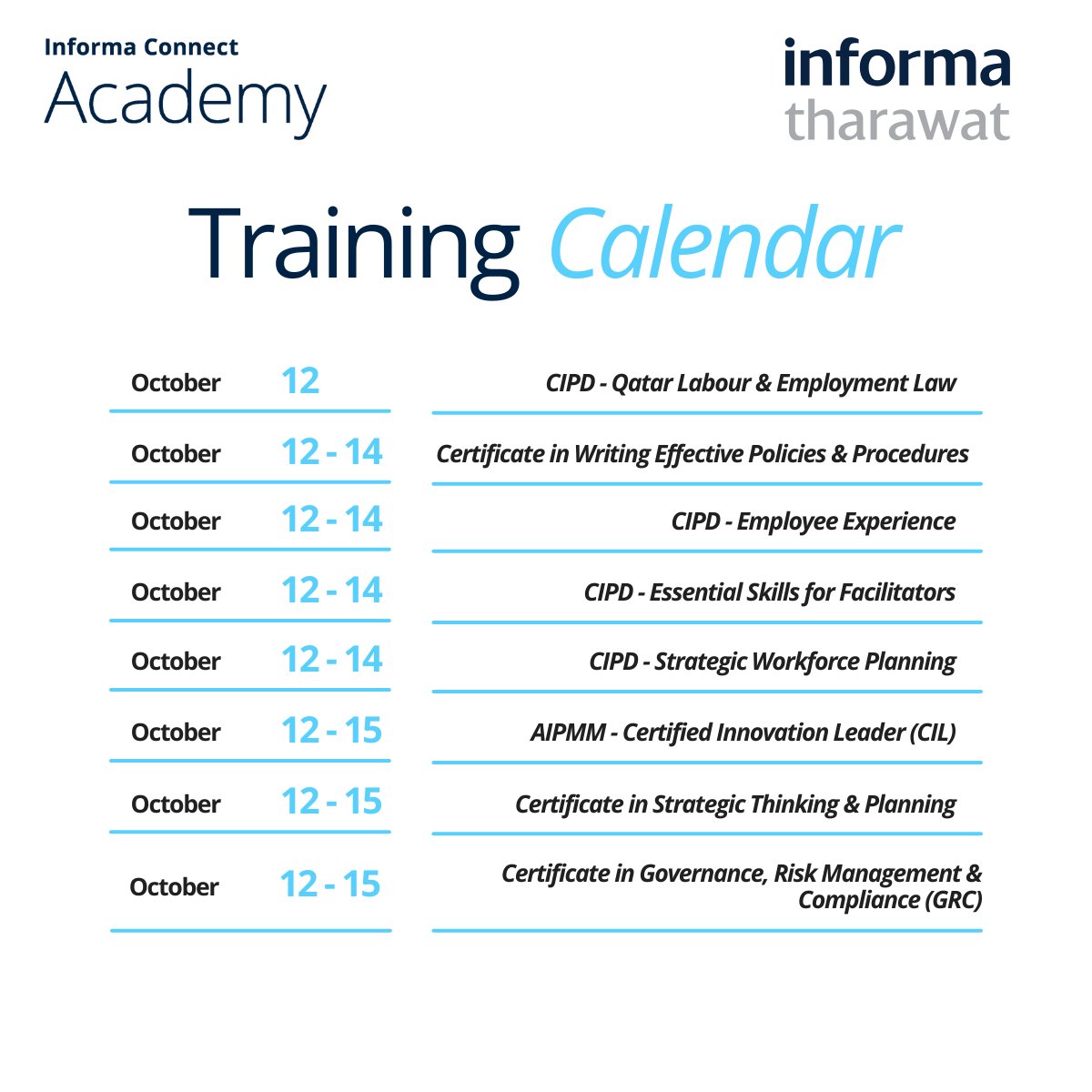 Informa Connect Academy tweet media