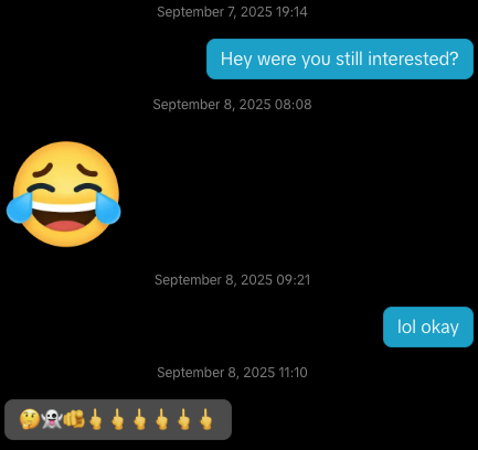 nothing will test your soul more than dming 1000 influencers