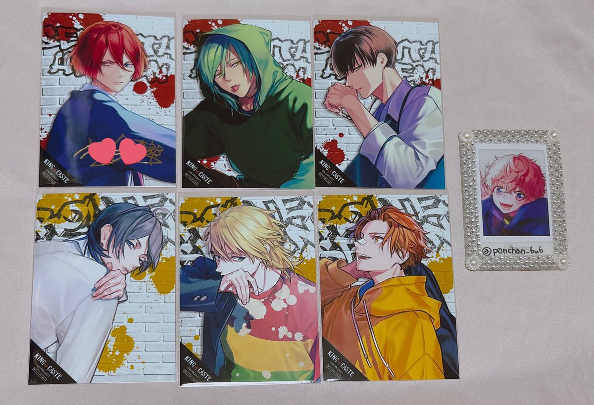 B-PROJECT Bプロ 10th 後半　特典　箔押しサイン ブロマイド 釈村 B-PROJECT Bプロ 10th 後半 特典 箔押しサイン ブロマイド 釈村