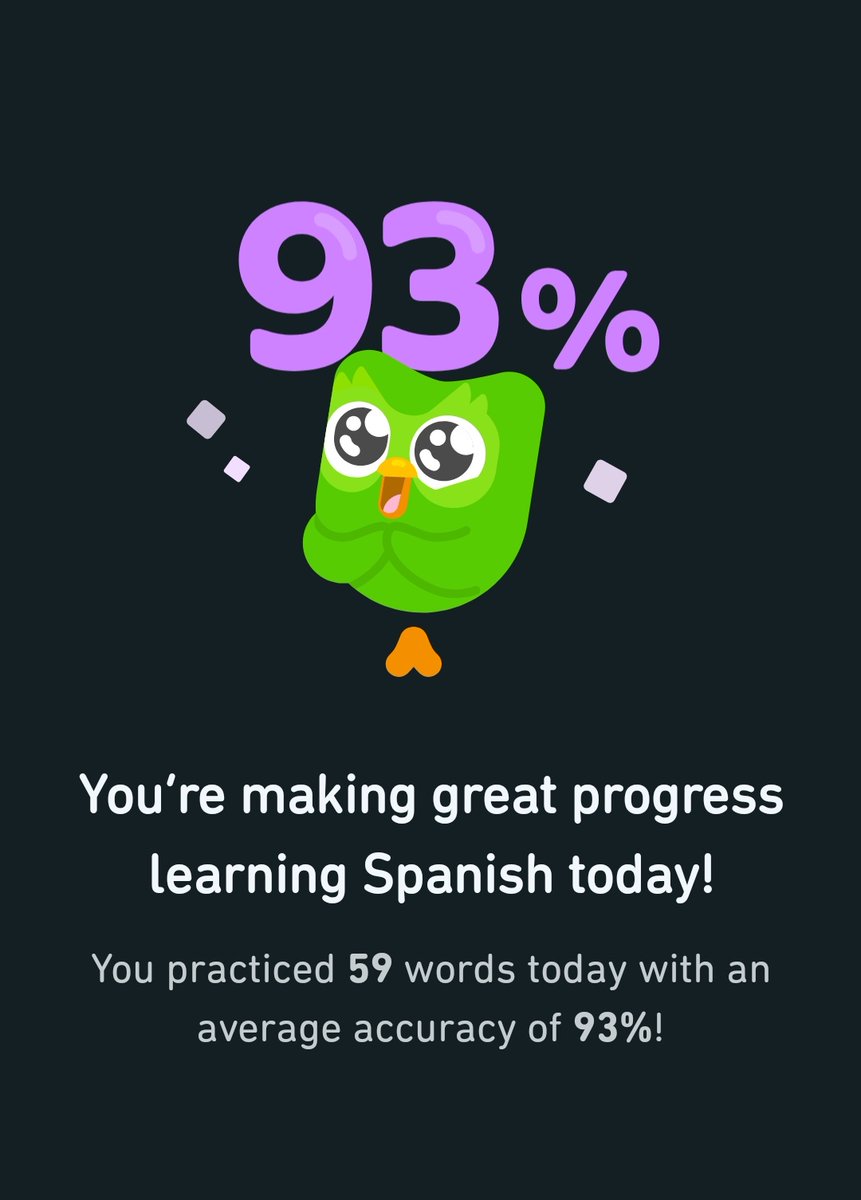 MoeSunShines's tweet photo. Almost forgot about my Duolingo 🫡🤫 https://t.co/OhEk8luVXQ