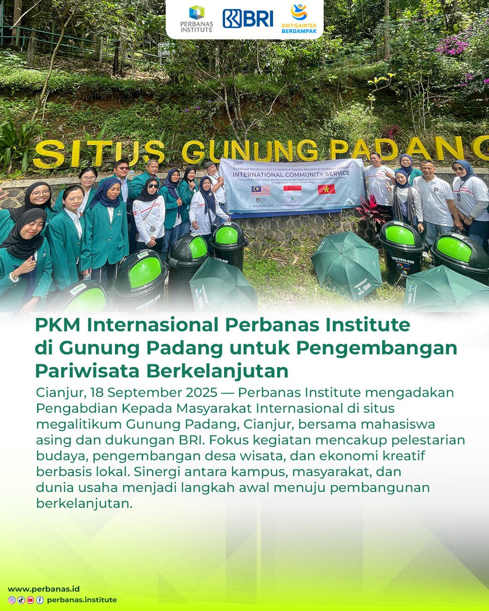 🌏✨ Perbanas Institute Goes Global! Pada 23 Juni 2025, Perbanas Institute  resmi melepas 6 mahasiswa dari Fakultas Ekonomi dan Bisnis untuk mengikuti  International Summer Leadership Programme di Universiti Brunei Darussalam.  Program ini, image size:960x1200