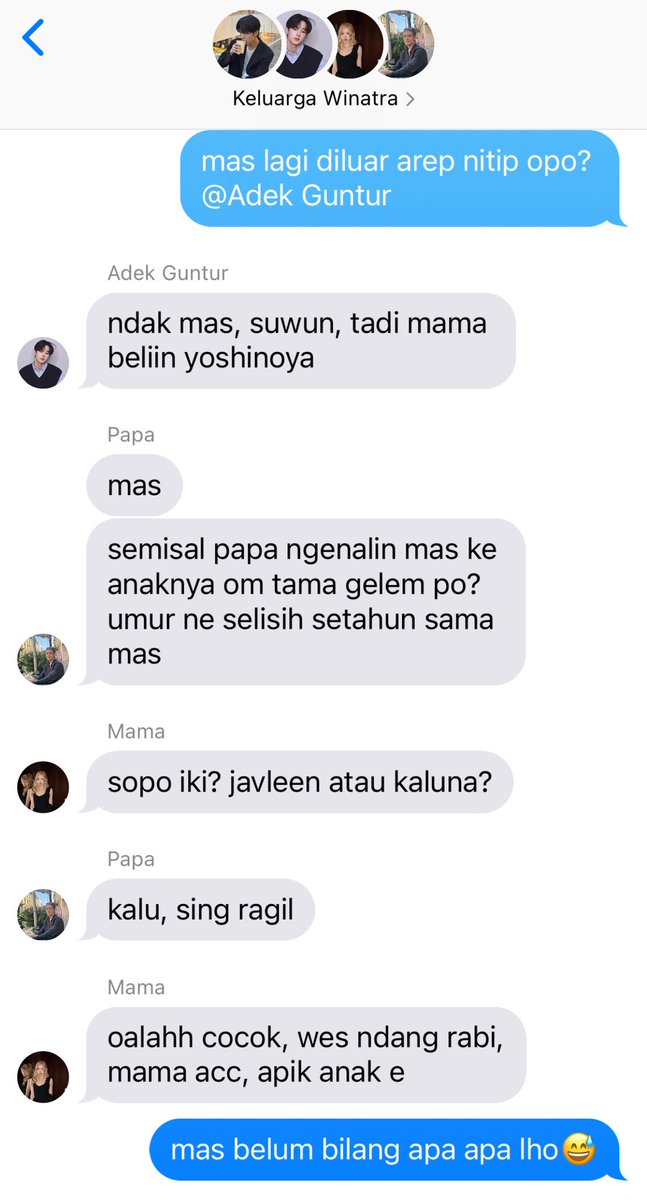El Kaluna, jaksel baddie dijodohin sama Raka Winatra, mas mas jawa mentok, masih ada turunan darah biru nya, lifestyle yang penuh lampu sorot dan serba ada harus berubah 180° karena perbedaan value yang dianut suami nya. Mama, Kalu mau pulang aja😭

geonmin gunkkang few tweets au