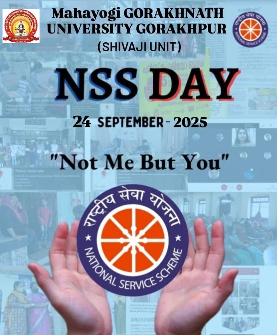 nss_mgug's tweet image. #NSSDAY #notmebutyou #nationalservicescheme #YouthForNation #ServeWithPride #MYBharat #NssIndia #nssrdup