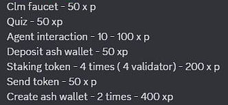 gKite

Make sure to complete tasks daily to earn XP and rank up on <a href="/GoKiteAI/">KITE AI</a> , because maintaining a good rank will impact your rewards. So, definitely complete your daily tasks.

→ Claim Faucet: 50 xp
→ Daily Quiz: 50 xp
→ Agent interaction: 100 xp
→ Deposit ash wallet: 50