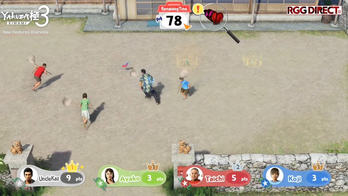 Wario64's tweet photo. Yakuza Kiwami 3 - Morning Glory Orphanage activities include cooking, fishing, bug catching, &amp; more. Features sub-stories with each child https://t.co/Pv4dTt80Ji