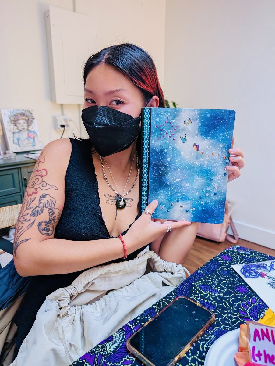 STUKDESIGNS's tweet image. 💜💖STUK Workshop Flow
📓💎 Our Gem Your Journal #art  #workshop #NFTCommunity