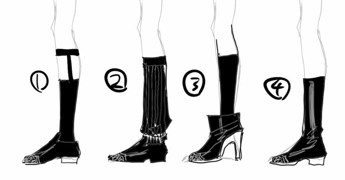 ショタンド様の靴どれがいいか参考にしたいアンケ 