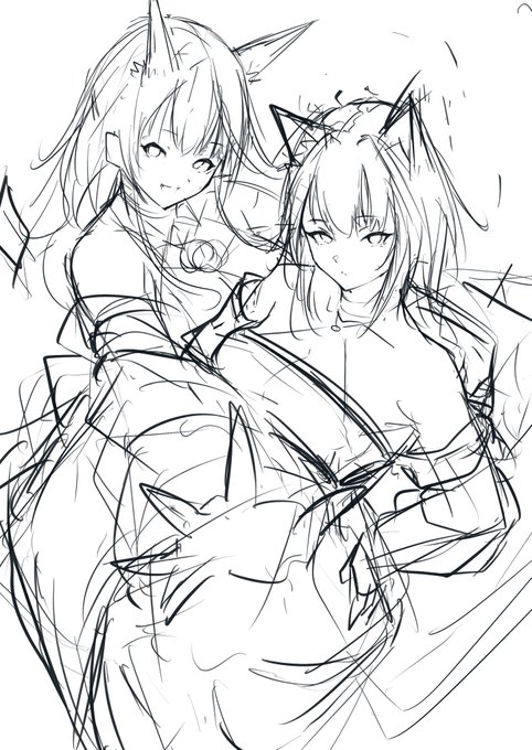 なんか新刊の表紙っぽいですよ 