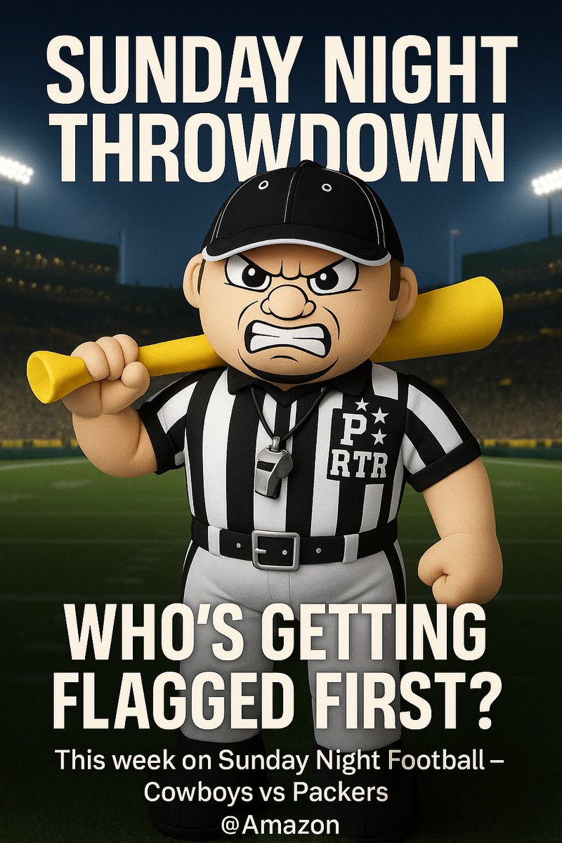 riptheref's tweet image. This week on Sunday Night Football — Cowboys vs Packers 🏈
Rack up them flags, I’m making it rain yellow piss missiles. Who’s gettin’ flagged first?
#RipTheRef #Cowboys #Packers #NFL”