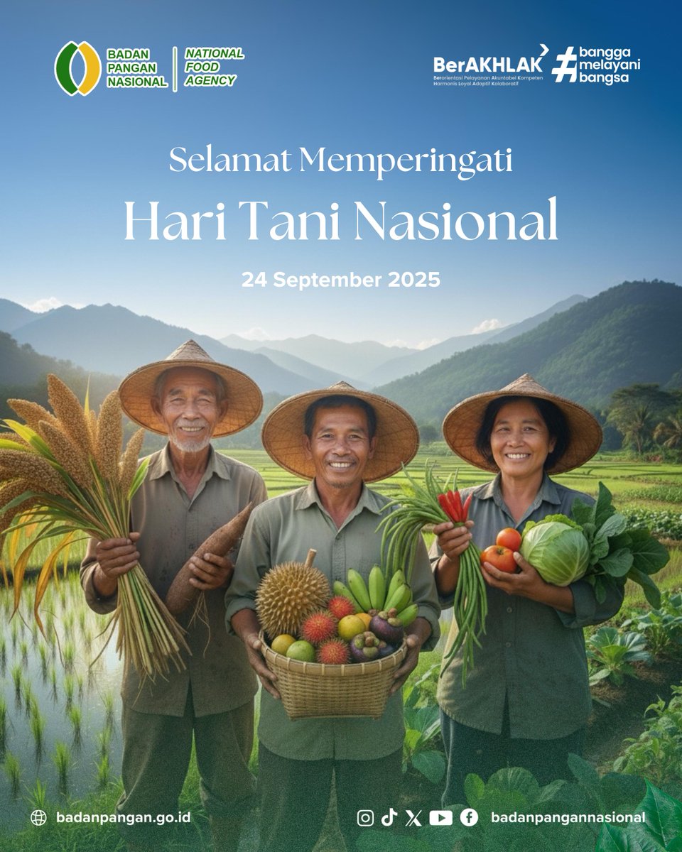 Selamat memperingati Hari Tani Nasional