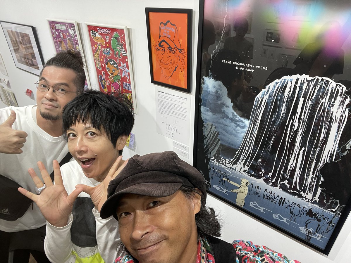 2025年9月のアート探訪⑤
9月20日（土）「スティーブン・スピルバーグ イラストレーション展」@南青山 gallery DAZZLE

友人のイラストレーター #青山タルト さんと #YOTS （@ #渡邉亮太）さんが参加されており、おふたりの作品を中心に様々なスピルバーグイラストを見させていただきました😊