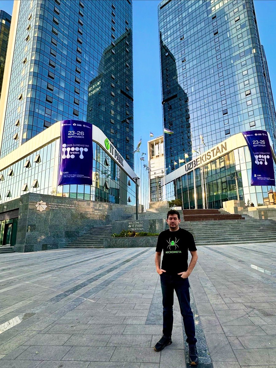 AzizNazarov's tweet image. Hello, Tashkent! 🌞🚀 #ICTWeek #MICROMETA #gamedev #web3