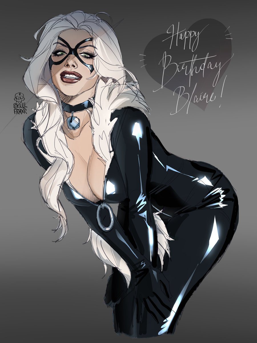 bday gift for my moot 🥳🐈‍⬛ <a href="/Blaire3D/">ᅠᅠᅠ❥𝑩𝑳𝑨𝑰𝑹𝑬</a> 
[check out their amazinggg 3d work ✨🔞]
#BlackCat #Spiderman #SpiderManBrandNewDay #MarvelRivals