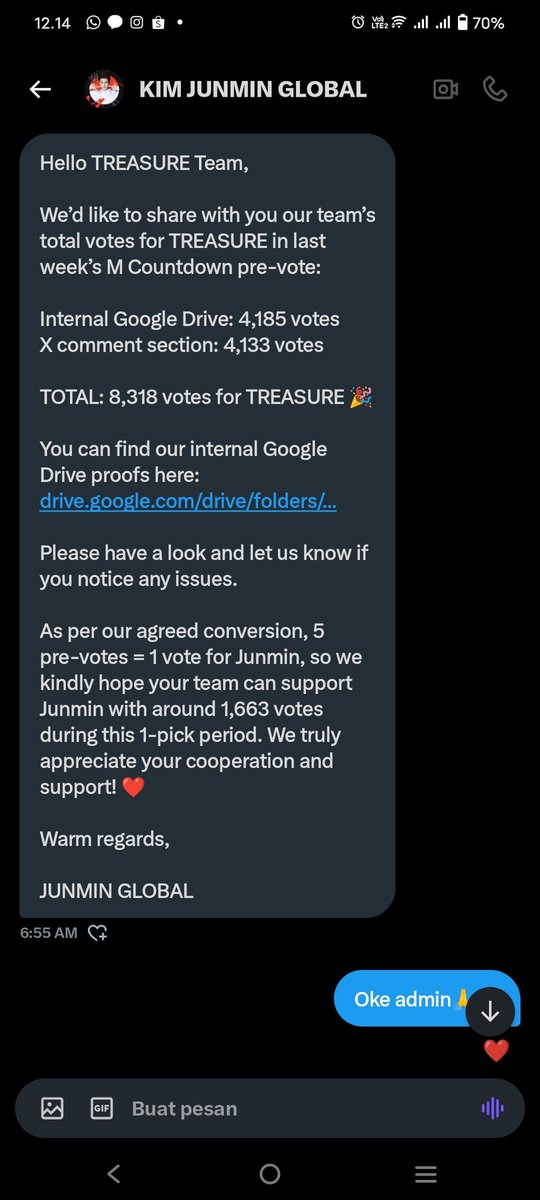 wonderland_vote's tweet image. Our collaboration with @JUNMINGLOBAL has finally come to an end 🤝
Thank you so much to the team for working together with us @WONDERLAND_VOTE.
We hope KIM JUNMIN achieves the best result and makes his debut ✨
Let’s keep up the spirit, everyone! 💙
#JUNMINxTREASURE