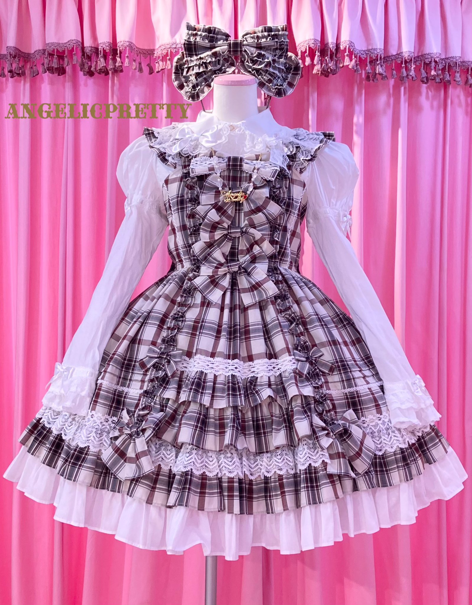 angelic pretty pretty フリルジャンパースカート Sweet Frill JSK (2024) by Angelic Pretty