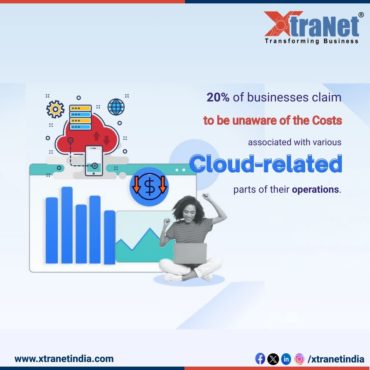 xtranetindia's tweet image. Seventy percent of digital transformations fail because of weak IT foundations. Businesses that scale on shaky ground collapse under pressure. XtraNet builds infrastructures that empower success, securing operations today.
#xtranet #xtranettechnology #cloud
