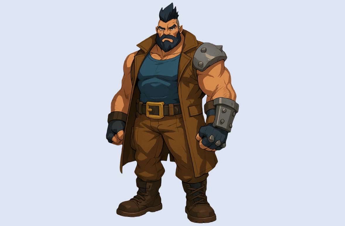 Unveiling my latest creation! Meet Muscles, ready to steal the spotlight. ✨ #CharacterDesign #ArtOnX