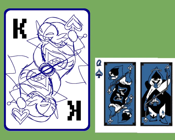 [WIP] two very different cards 