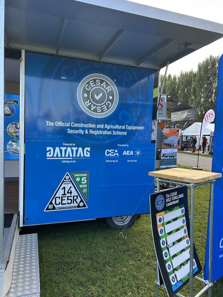 CESARscheme's tweet image. What a brilliant first day here at PlantWorx 2025. We’ve had great conversations about how the CESAR Scheme helps protect assets and how our award-winning RAPID system is making a difference across the industry.
We’re here all day today – come and see us, meet the team.