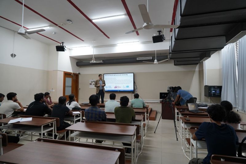 sasraj17's tweet image. We were delighted to host Dr. Francesco Maurelli at IIT Madras for the IEEE OES Guest Lecture on “Intelligent Systems – Unlocking the Potentials of the Oceans.” Inspiring insights on AUVs, MAVs, and DAAD scholarships!

#IEEE #IEEEOES #IITMadras #OceanEngineering #AUV #MAV #DAAD