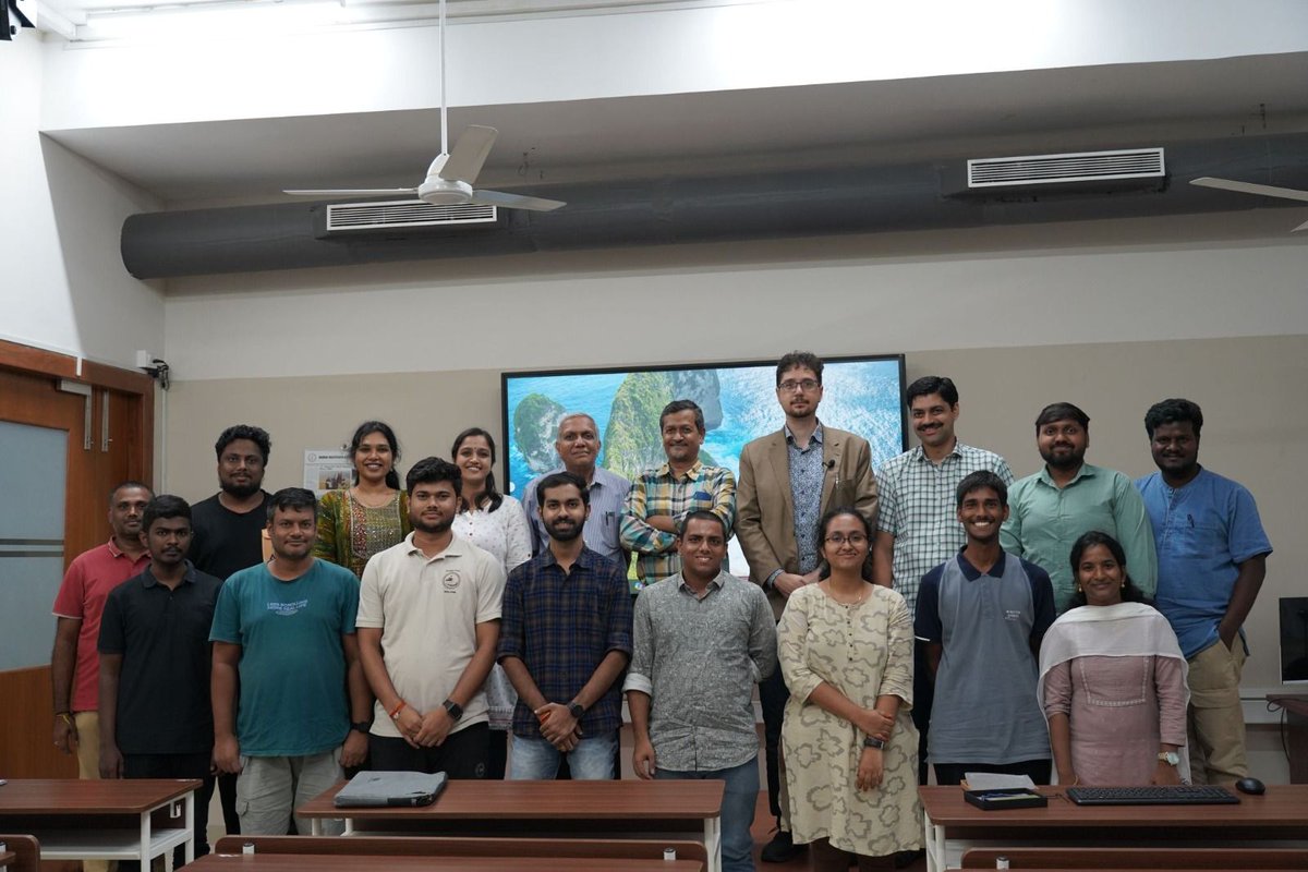 sasraj17's tweet image. We were delighted to host Dr. Francesco Maurelli at IIT Madras for the IEEE OES Guest Lecture on “Intelligent Systems – Unlocking the Potentials of the Oceans.” Inspiring insights on AUVs, MAVs, and DAAD scholarships!

#IEEE #IEEEOES #IITMadras #OceanEngineering #AUV #MAV #DAAD