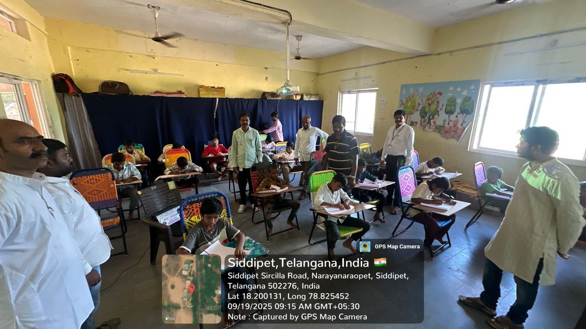 cas_envis's tweet photo. Seva Parv awareness programme conducted by our EIACP PC RP to the students Telangana Social Welfare Residential School, Chinnakodur at Guralagondi, Telangana during 17th Sep. - 20th Sep. 2025. #SevaParv https://t.co/GXpSY6ZayL