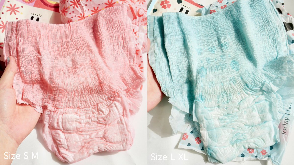 ผ้าอนามัยแบบกางเกง Madae สาวๆคนไหนที่ปจด.มาเยอะ จะใส่แบบกางเกงก็กลัวจะอับจะตุงก้น ลองตัวนี้ดู!! ซึมซับได้ดี ซับได้มากถึง 300 ml. ป้องกันการซึมรั่วได้ดีเลย ใส่สบาย ไม่อึดอัด ถอดออกแล้วไม่เป็นรอยกดทับ และสามารถฉีกด้านข้างเพื่อถอดออกได้เลย มีวิธีการม้วนทิ้งให้ดูหน้าซองด้วยนะ