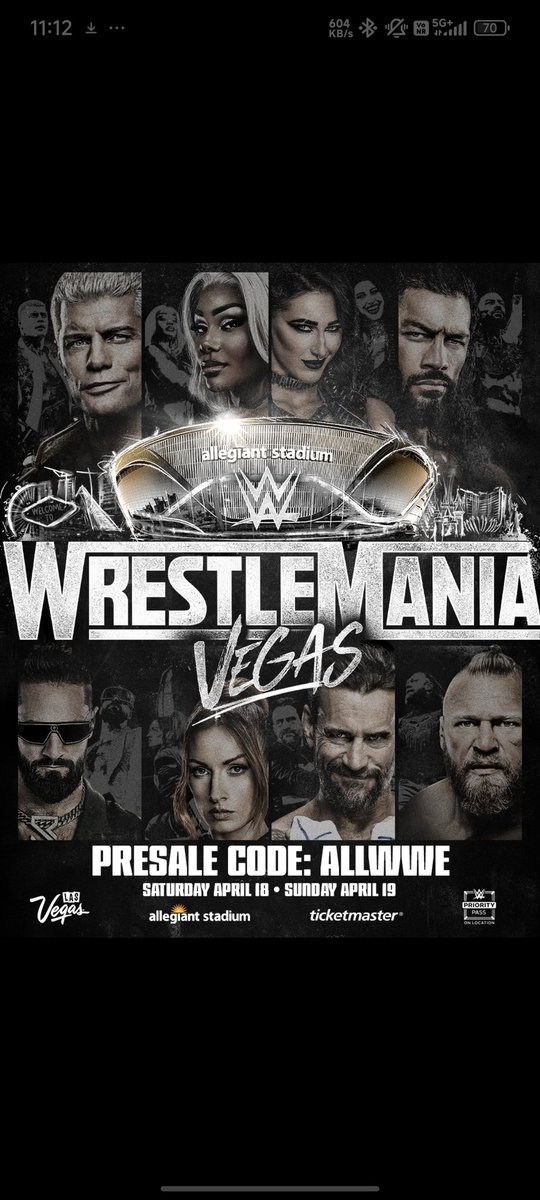 WrestleBrock's tweet image. #WrestleMania 42 returns to Las Vegas on April 18 & 19
Roman Reigns
Cody Rhodes
Rhea Ripley
Brock Lesnar
Jade Cargill
CM Punk
Becky Lynch
Seth Rollins
🔥🔥🔥🔥
But no John Cena this time