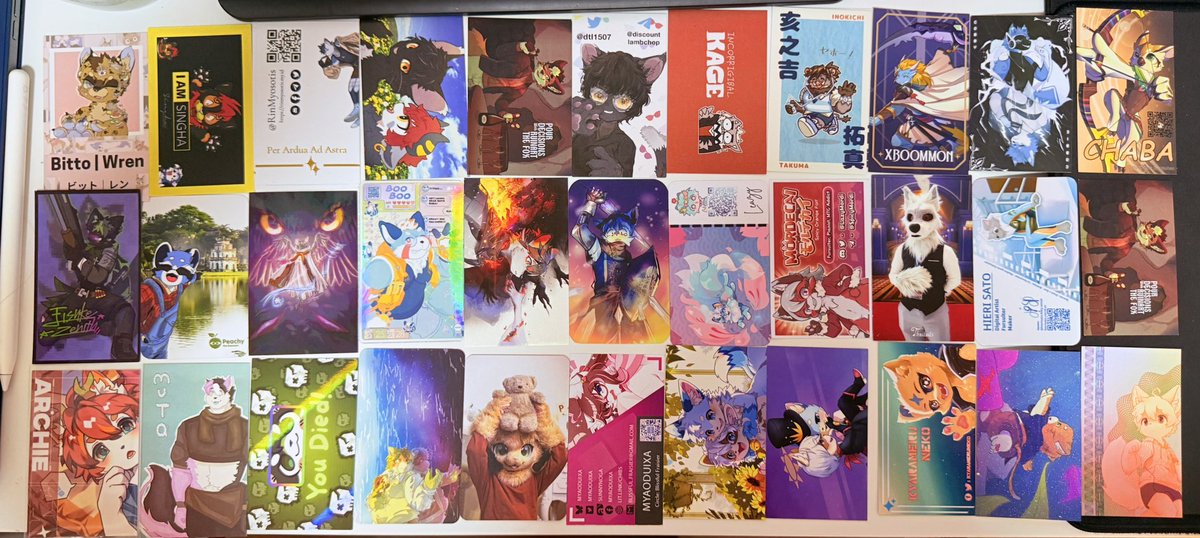 kirlecode's tweet image. I got lotsa cards!