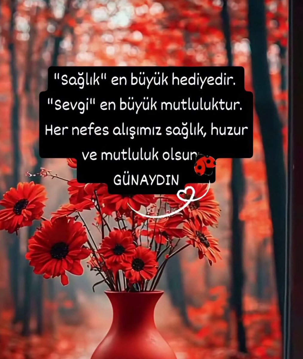 En güzel gün,
FARKINDA olduğumuz gündür,
Mevsimlerin, ağaçların, çimenlerin  ve yürüdüğümüz yolun…
En güzel gün, yüreğimizi sevgiye açtığımız gündür 
Sevdiğimizi ve sevildiğimizi hissettiğimiz...
G ü n a y d ı n♥️
Mutlu sabahlar 💜🍀🌸
#günaydın #goodmorning
#ebrulinotlar