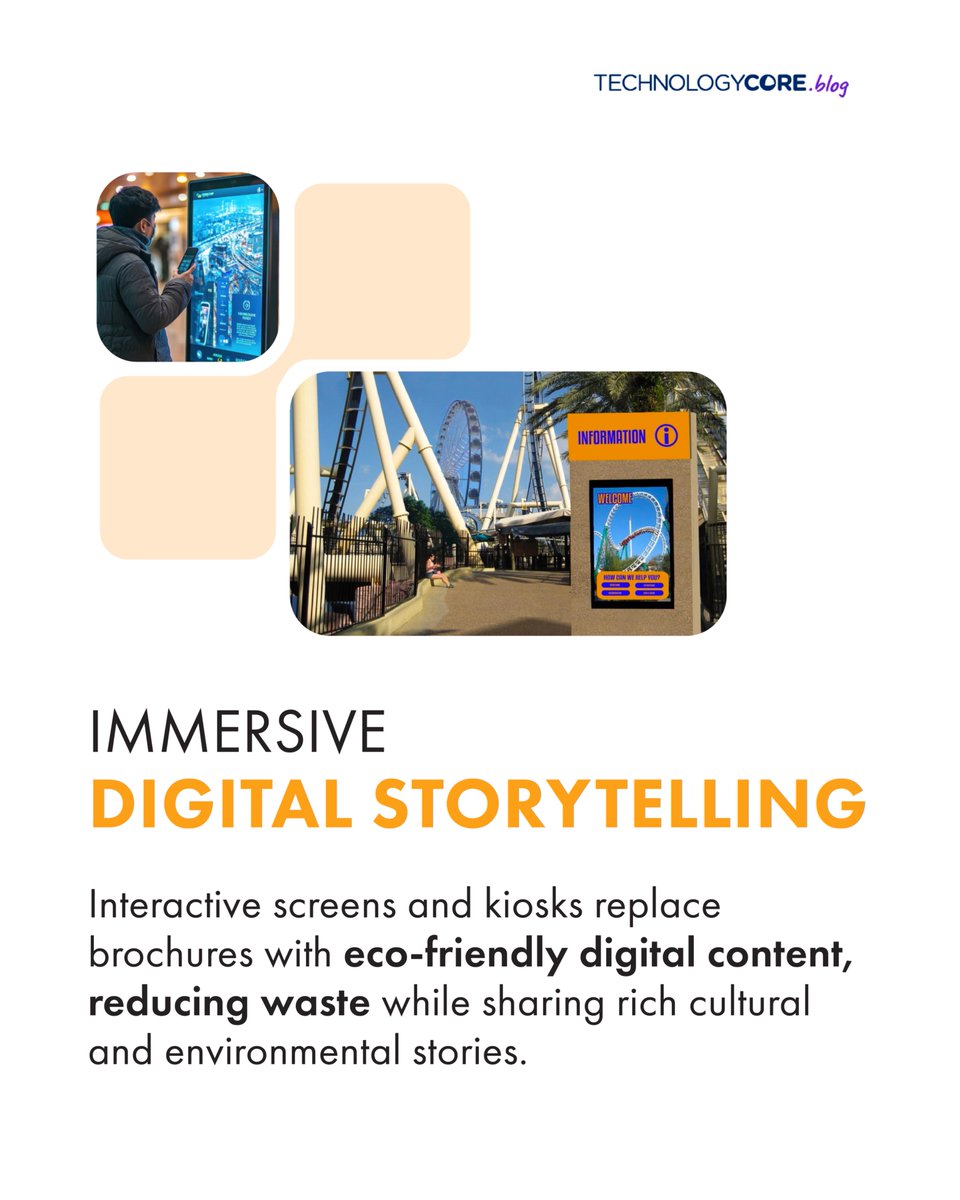 TechCoreAus's tweet image. On #WorldTourismDay2025, we&apos;re highlighting how our interactive screens &amp;amp; kiosks support destinations with sustainable operations, multilingual access &amp;amp; inclusive visitor experiences — helping connect, educate &amp;amp; inspire travellers.

🌐 technologycore.com.au

#TechnologyCore