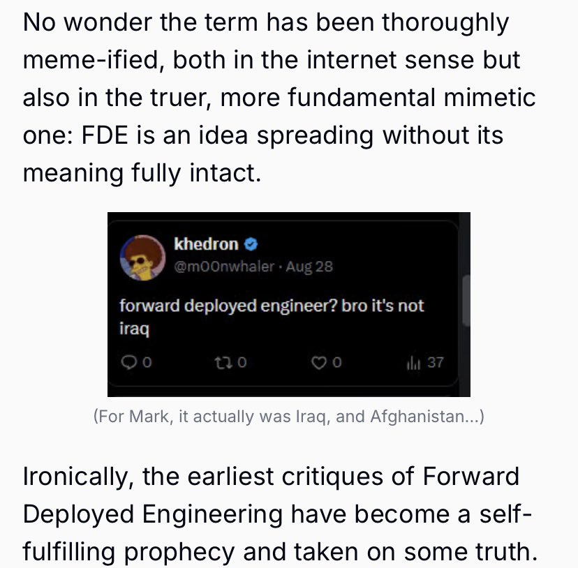 “It actually was iraq and afghanistan” 🤣