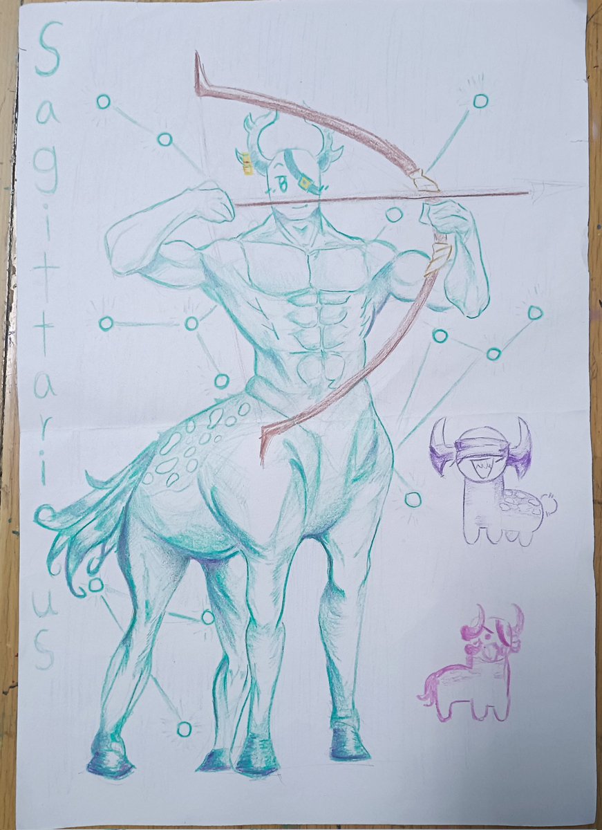 I was supposed to draw a centaur but i got too carried away
#phighting