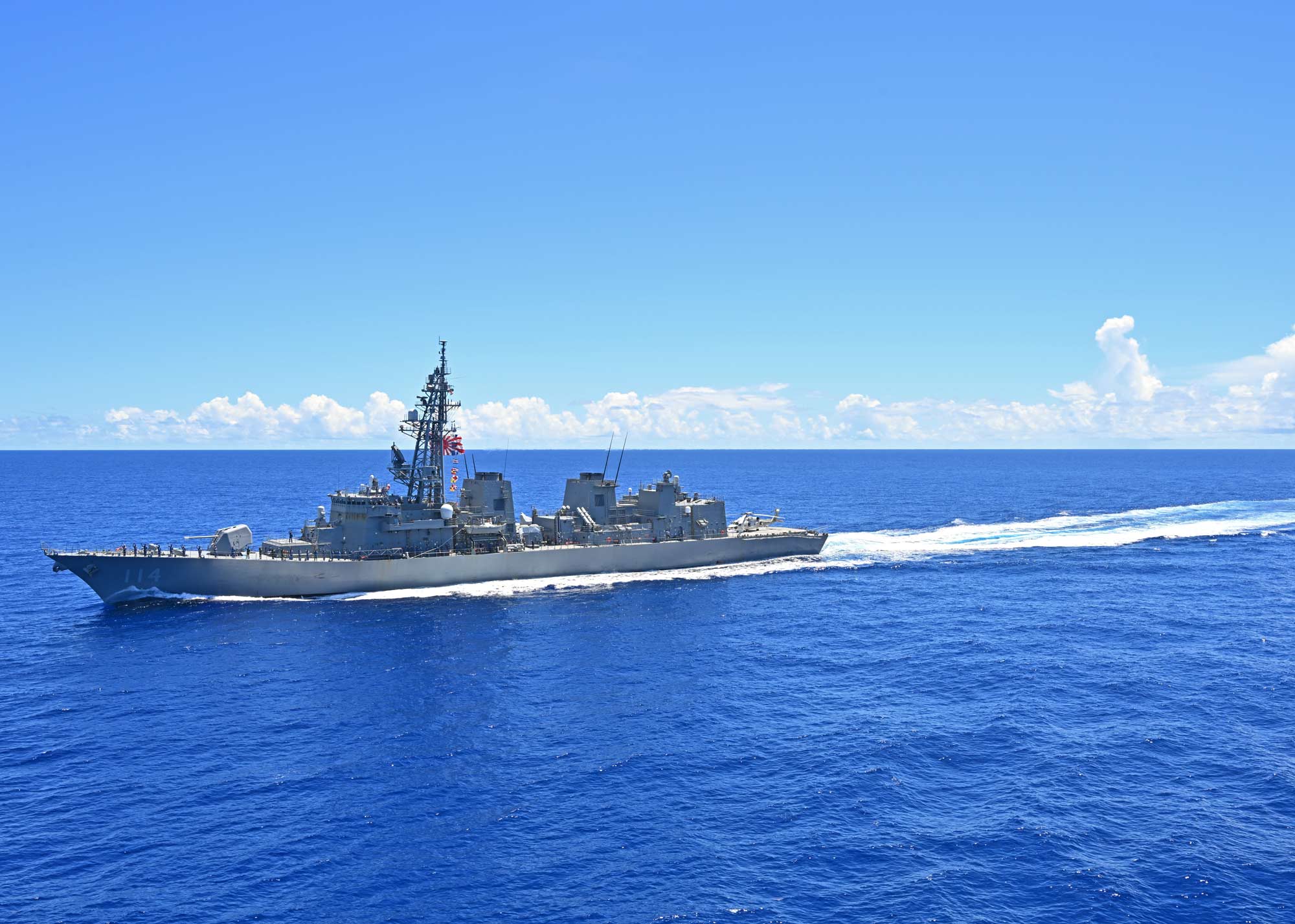 海上自衛隊 つきクラス4艦 就役時チャレンジ 海上自衛隊 つきクラス4