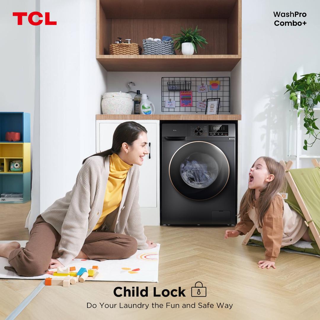 TCLPH's tweet image. Safe. Secure. Smart. TCL C20&apos;s Child lock ensures your laundry goes uninterrupted, no matter how curious the kids get. Because family safety always comes first.

#TCLC20 #TCLWashPro #TCLComboPlus #TCLInspireGreatness #TCLPhilippines