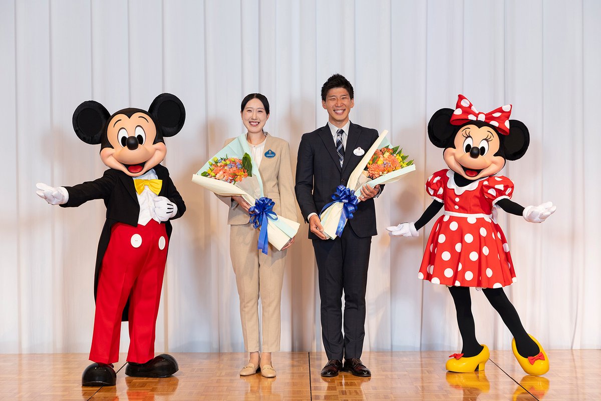 TDR_PR's tweet image. 💡ニュース💡

東京ディズニーリゾートのキャストを代表する親善大使「2026-2027年 東京ディズニーリゾート・アンバサダー（候補）」が、亀田 真吾 と 濱中 ひかるの2名に決定しました！…