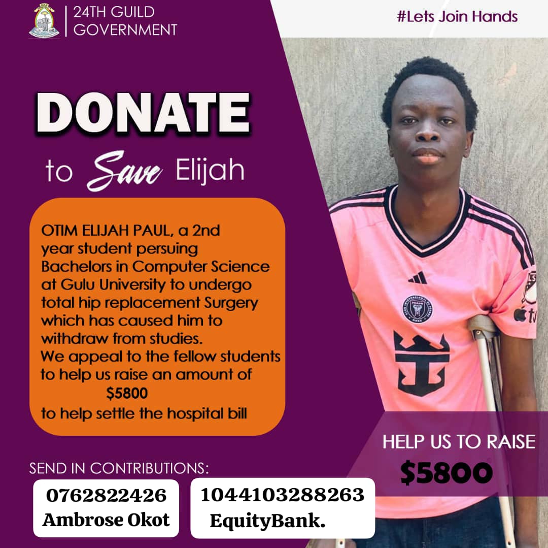 _ICalvin's tweet photo. Good morning Ladies and Gentlemen,
I'm humbly requesting for your support in anyway possible to help Otim get his Hip reconstruction surgery. The cost is $5800 approx. Ugx 36M and I know if we come together it's possible.
Thank y'all for your kindness & generosity ππΎ
#saveotim https://t.co/7bfh0urPwj