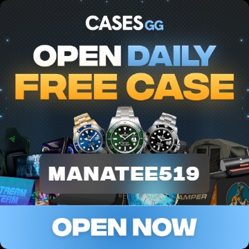 manatee519 on RAINBET (@manateeonkick) on Twitter photo π¨ $10 GIVEAWAY ON <a href="/casesgg_casino/">Cases.GG Casino</a> ! π¨
I'm giving away $10 credit to one lucky winner π
β
Sign up with my code
β
Complete KYC
β
Comment and Tag 2 friends!!
Super easy β donβt miss out πΈ
Rolling on stream THIS FRIDAY!
π cases.gg/r/MANATEE519
#CasesGG #Giveaway π¨ $10 GIVEAWAY ON <a href="/casesgg_casino/">Cases.GG Casino</a> ! π¨
I'm giving away $10 credit to one lucky winner π
β
Sign up with my code
β
Complete KYC
β
Comment and Tag 2 friends!!
Super easy β donβt miss out πΈ
Rolling on stream THIS FRIDAY!
π cases.gg/r/MANATEE519
#CasesGG #Giveaway