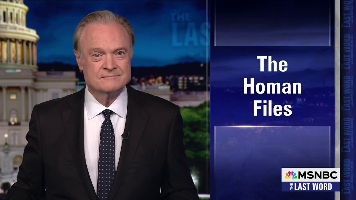 TheLastWord's tweet image. .@Lawrence: Trump knows Homan can&apos;t survive if video of him with undercover FBI agents becomes public bsky.app/profile/lastwo…