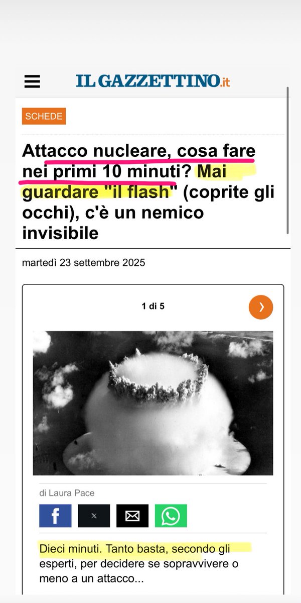 🔴L’articolo purtroppo è vero, speravo non lo fosse.

🟣Ma ci rendiamo conto del livello a cui siamo arrivati?

ilgazzettino.it/AMP/schede/gue…