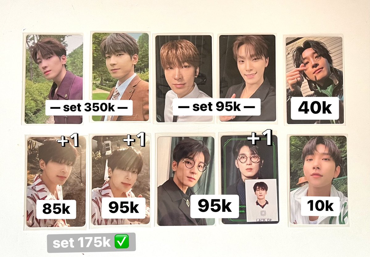 —— ꒰ 🛒 ꒱ wts seventeen INA 🇮🇩

⭐️ AAB PHOTOCARD WONWOO

✅ good condition
✅ include pack exc admin
✅ co 🍊 keep event

t. want to sell lfb pc svt ww wonu henggarae cahil set peace social club soco da capo al fine 17rh digicode potter memkit membership kit 7th 9th