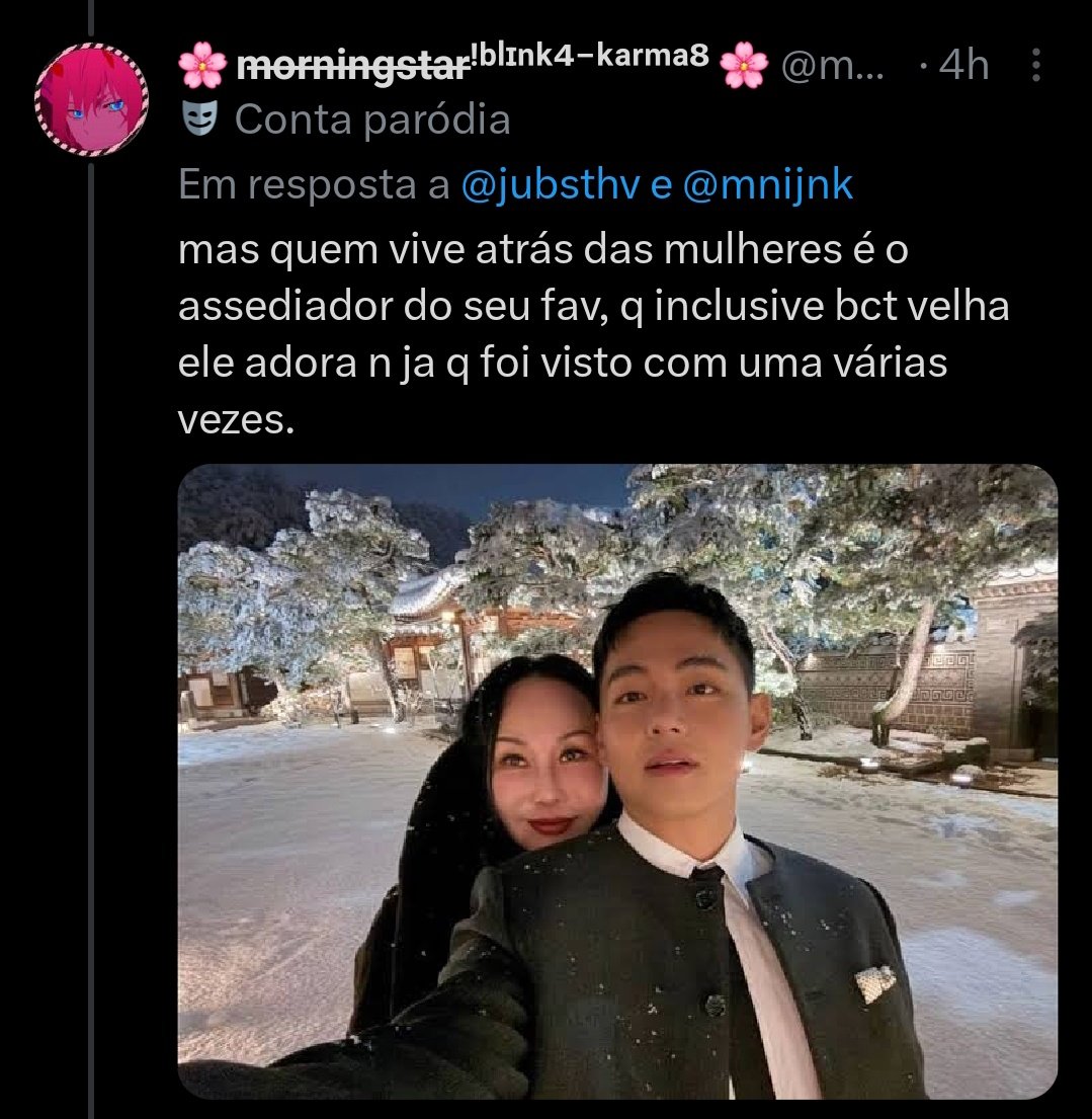 o taehyung foi de homi gostoso sonho dos blinks, pra assediador, só porque não assumiu a fav