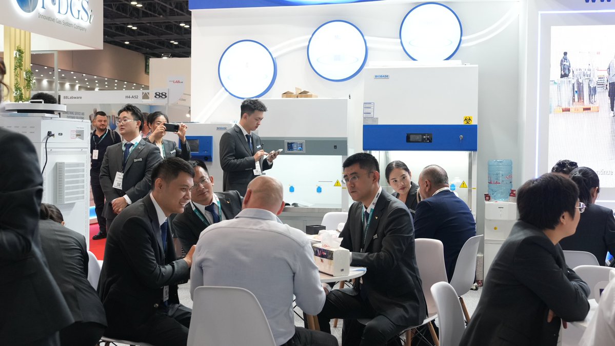 BIOBASE_CHINA's tweet image. 🌍 BIOBASE is showcasing innovative laboratory and medical equipment at Arablab 2025 in Dubai! Visit our booth to explore cutting-edge solutions and connect with our global team.